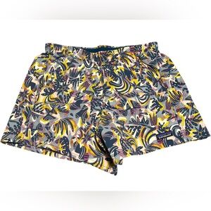 Patagonia NEW Women's Baggies 5" Shorts Wild Botanist Tidal Teal Size Small NWT
